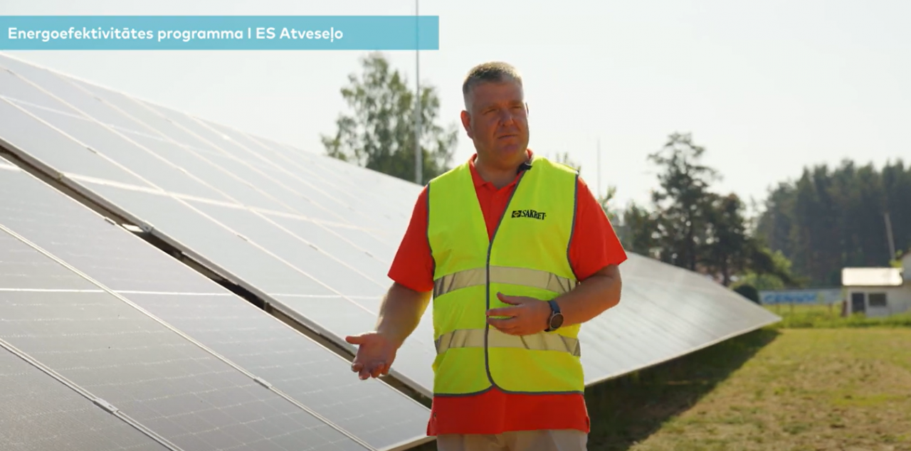 SAKRET realizē energoefektivitātes projektu ar ALTUM atbalstu - saules paneļu parka izveidi