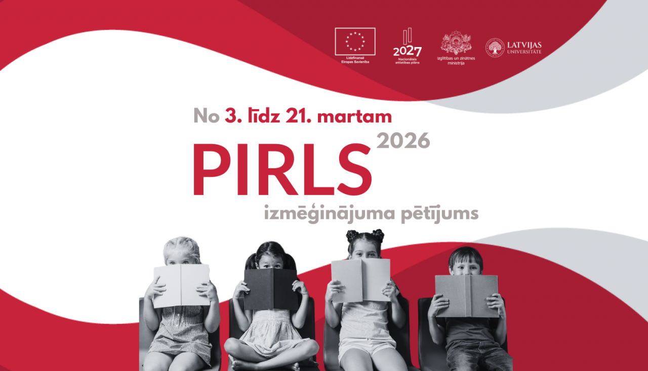Ceturtajām klasēm sākas Starptautiskā lasītprasmes novērtēšanas pētījuma PIRLS 2026 izmēģinājums